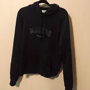 Saint Laurent Malibu Hoodie in Dark Blue